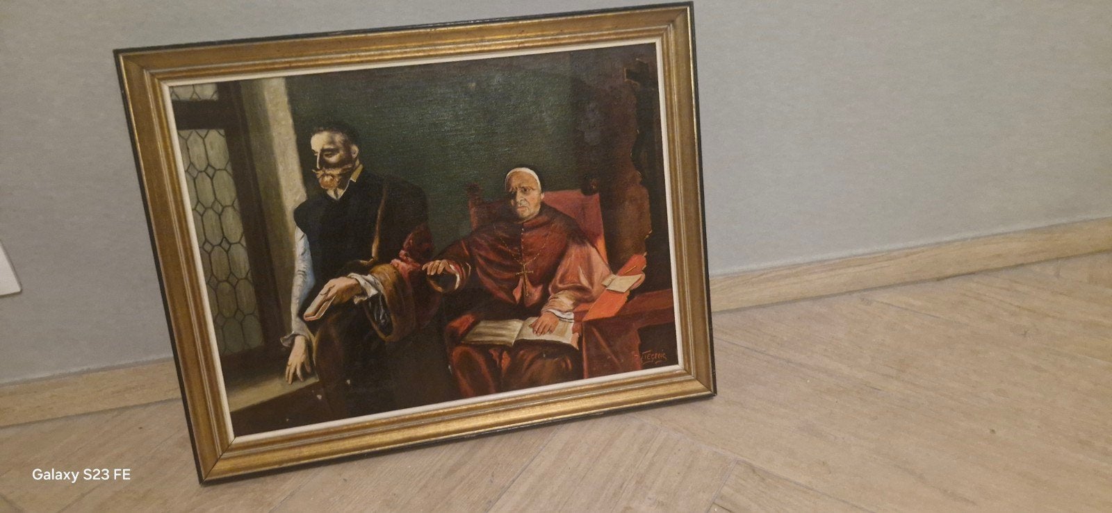 Superbe Huile sur Toile XIXe – « La Dernière Heure d’Egmont, Antiquités & Art, Art | Peinture | Classique, Enlèvement, Peinture à l'huile