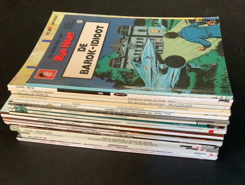 Lot van 21 albums, 4 HC en 17 sc, Boeken, Stripverhalen, Zo goed als nieuw, Meerdere stripboeken, Ophalen of Verzenden