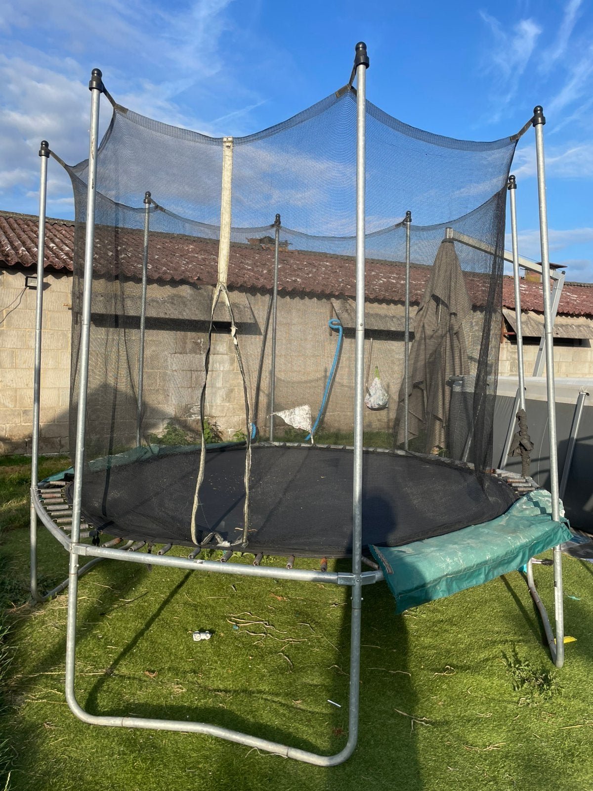 Trampoline 300cm rond, Ophalen, Gebruikt