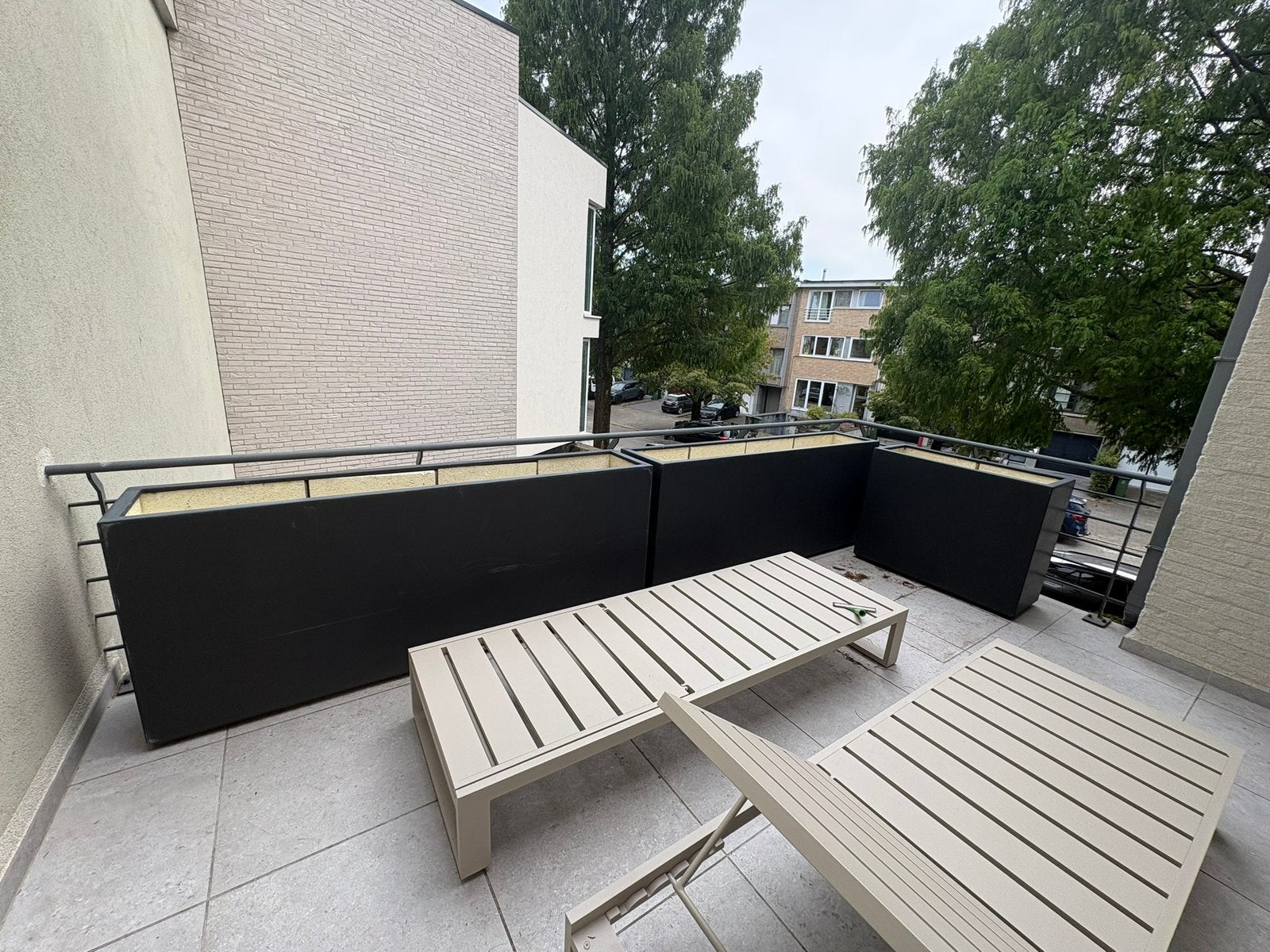 Adezz Carrez Plantenbakken Polyester Rechthoek, Tuin en Terras, Ophalen, Overige materialen, Gebruikt, 100 cm of meer