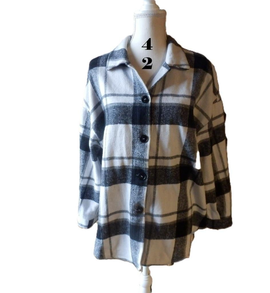 (40)- chemisier femme t.42 noir blanc - shein -, Taille 42/44 (L), Enlèvement ou Envoi, Comme neuf, SHEIN