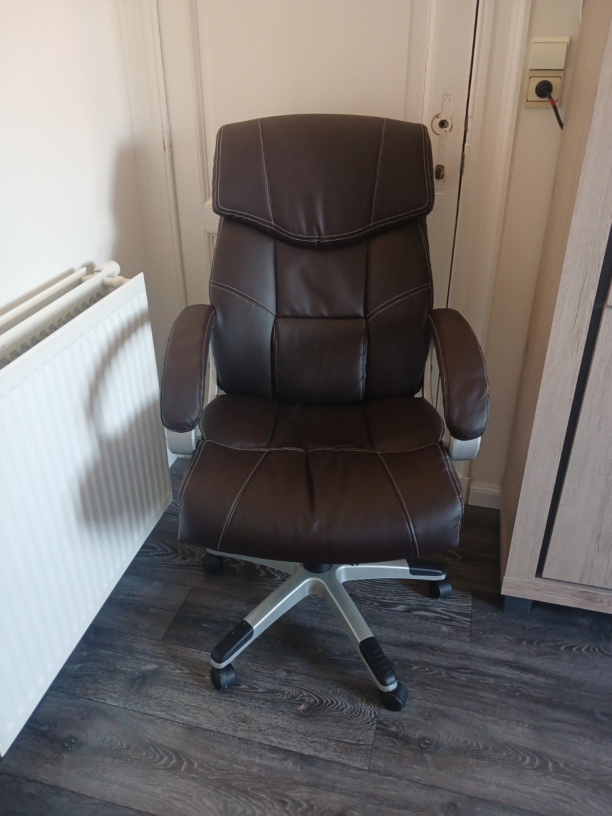 Chaise de bureau, Huis en Inrichting, Bureaustoelen, Bureaustoel, Bruin, Ophalen