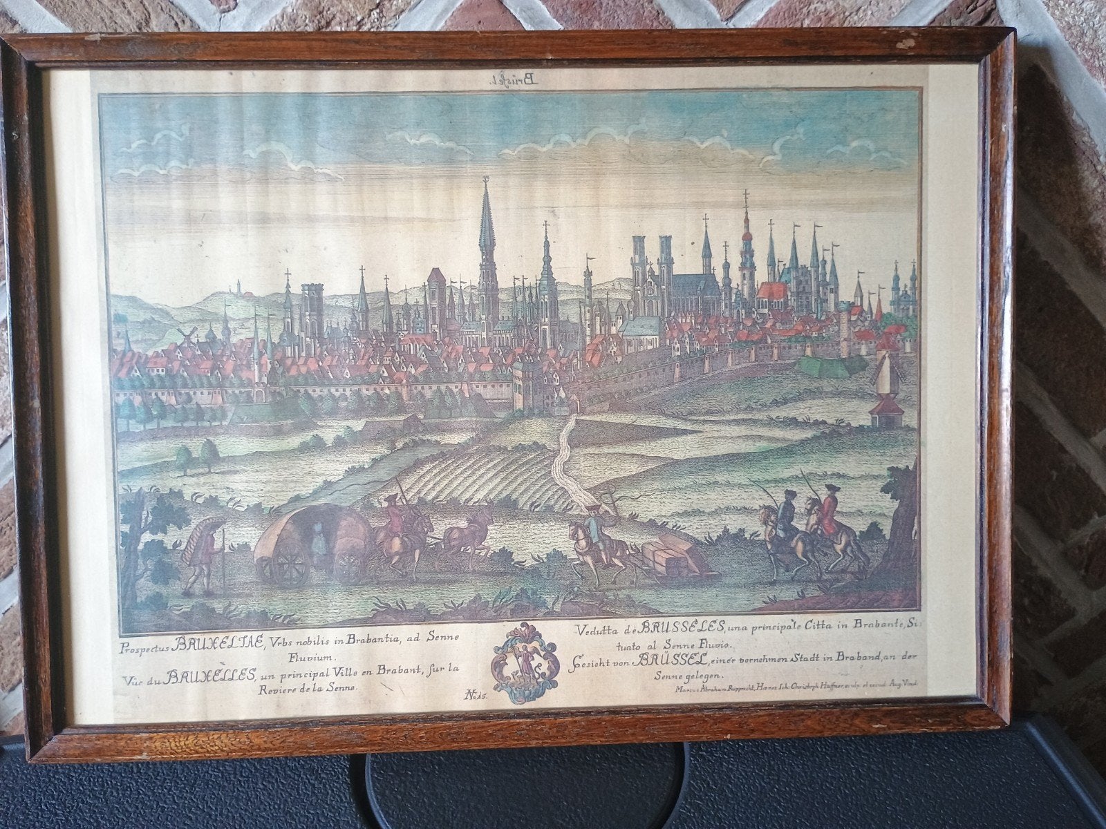 Historische kaart Brussel, Enlèvement ou Envoi