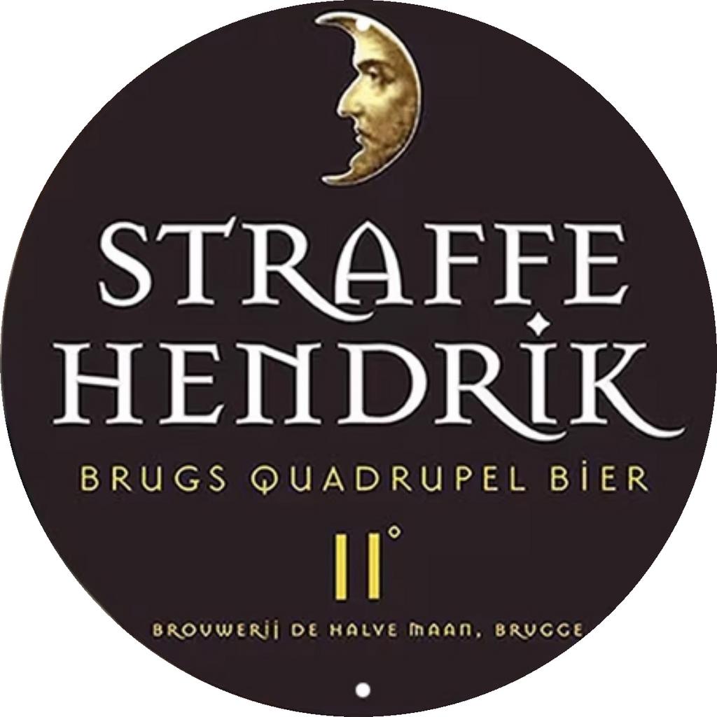 Metalen reclamebord Straffe Hendrik - retro vintage mancave, Verzamelen, Ophalen of Verzenden, Nieuw, Reclamebord