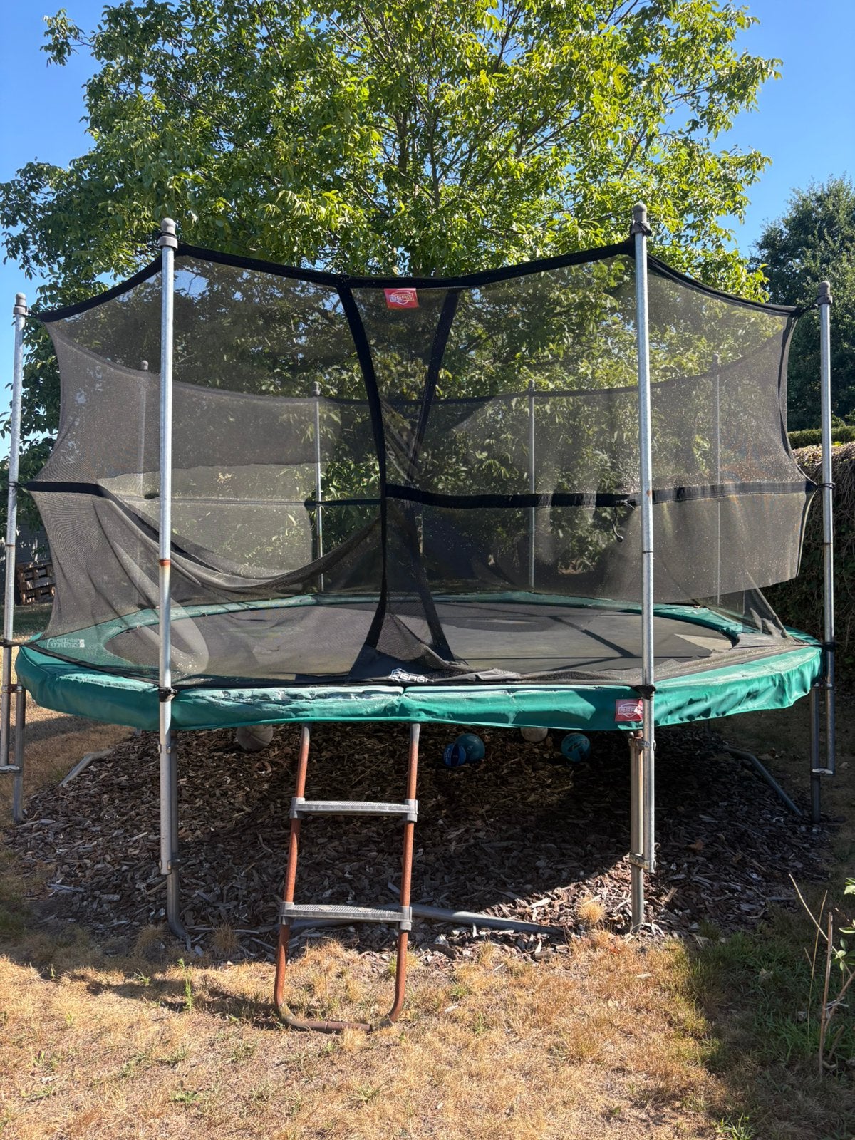 Trampoline Berg 430cm diameter, Ophalen, Gebruikt
