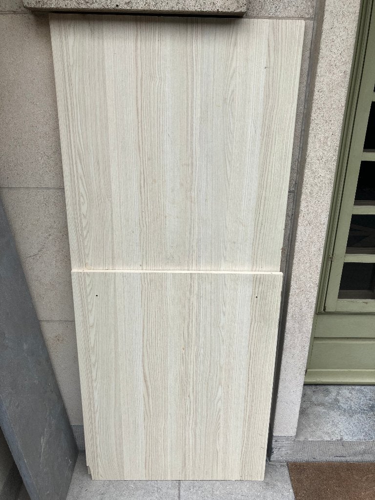 panneaux de fibres avec placage en bois, Enlèvement, Utilisé, Moins de 25 mm, Planche