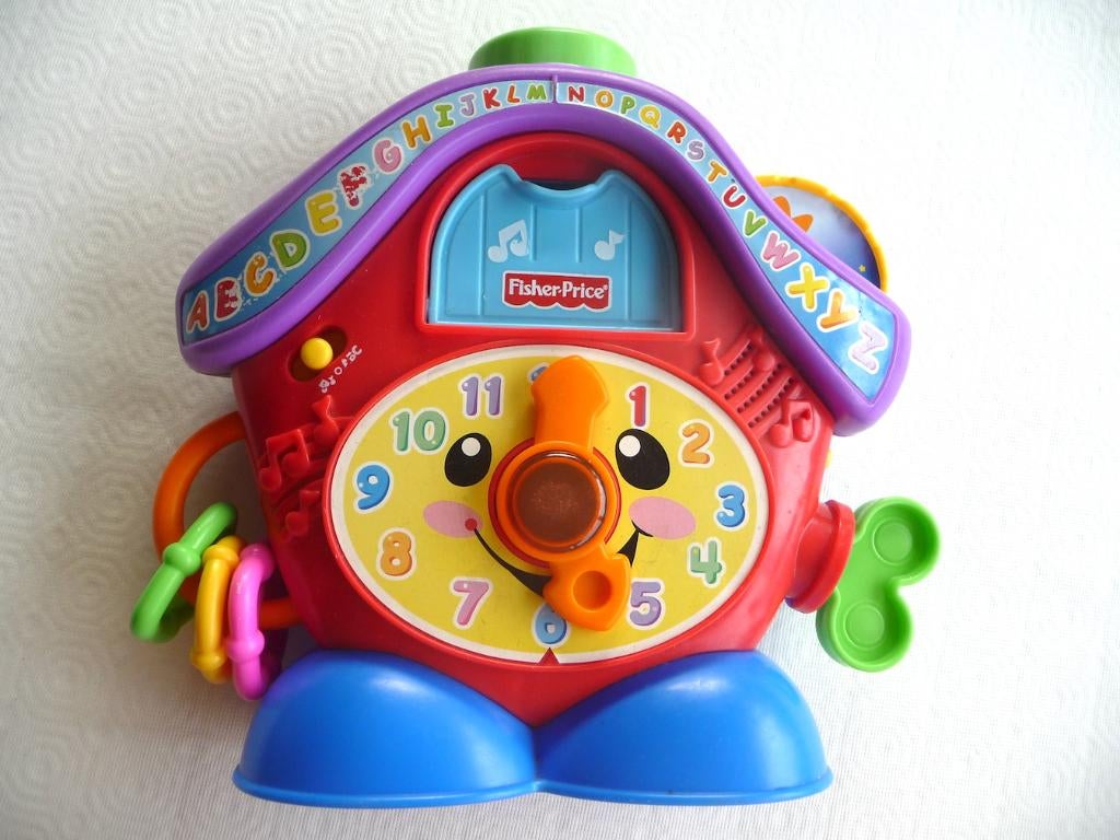 Fisher-Price klok, Ophalen of Verzenden, Zo goed als nieuw, Met licht