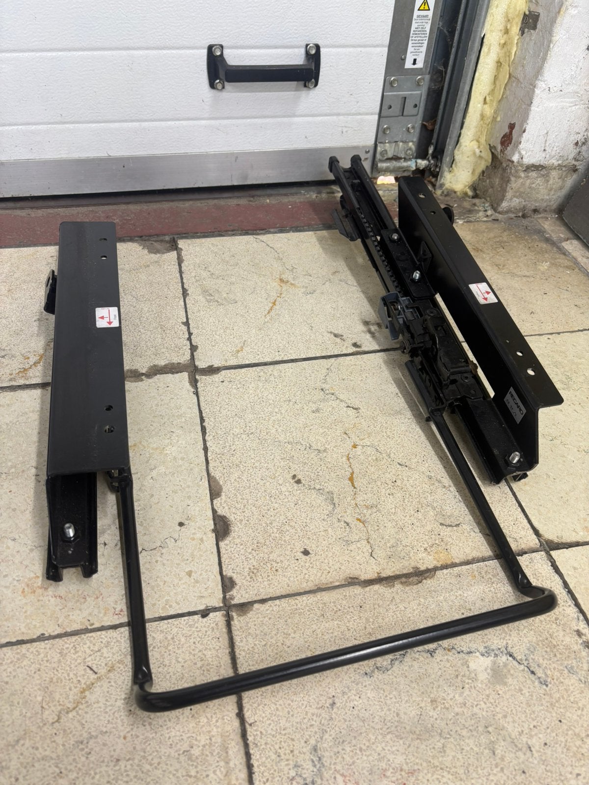 Kuipstoel sliders recaro Fiat punto // Opel Corsa D opc, Auto-onderdelen, Ophalen, Fiat