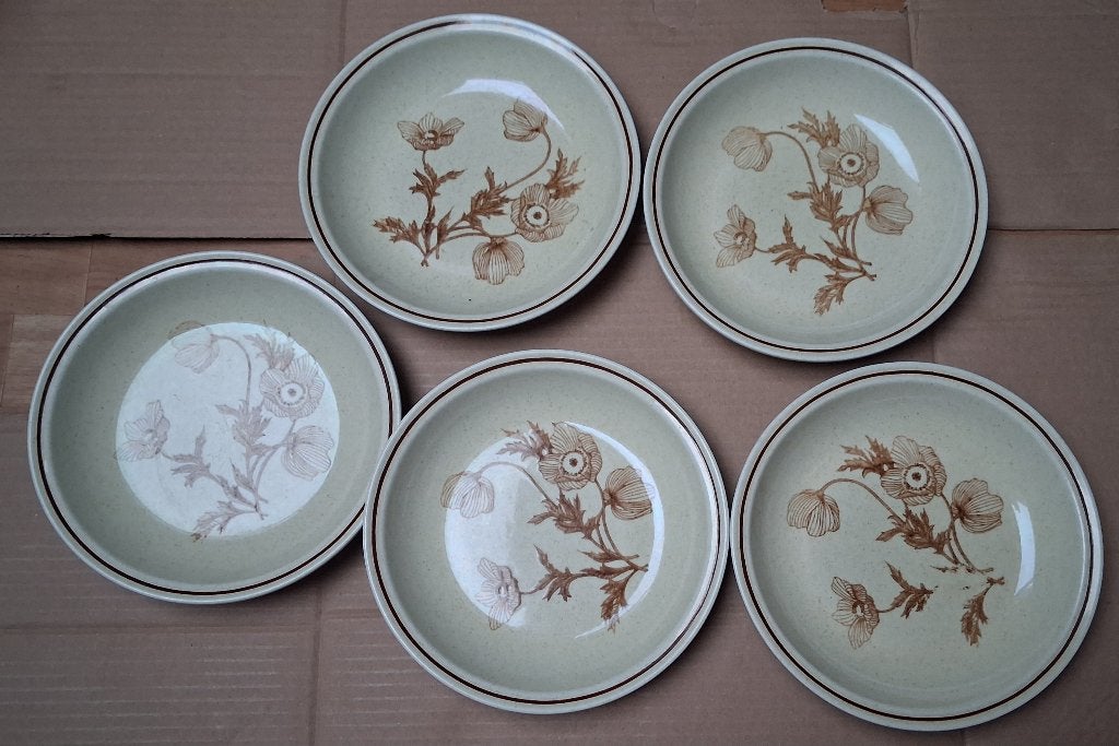 Assiettes creuses en grés de Bourgogne, Antiquités & Art, Enlèvement