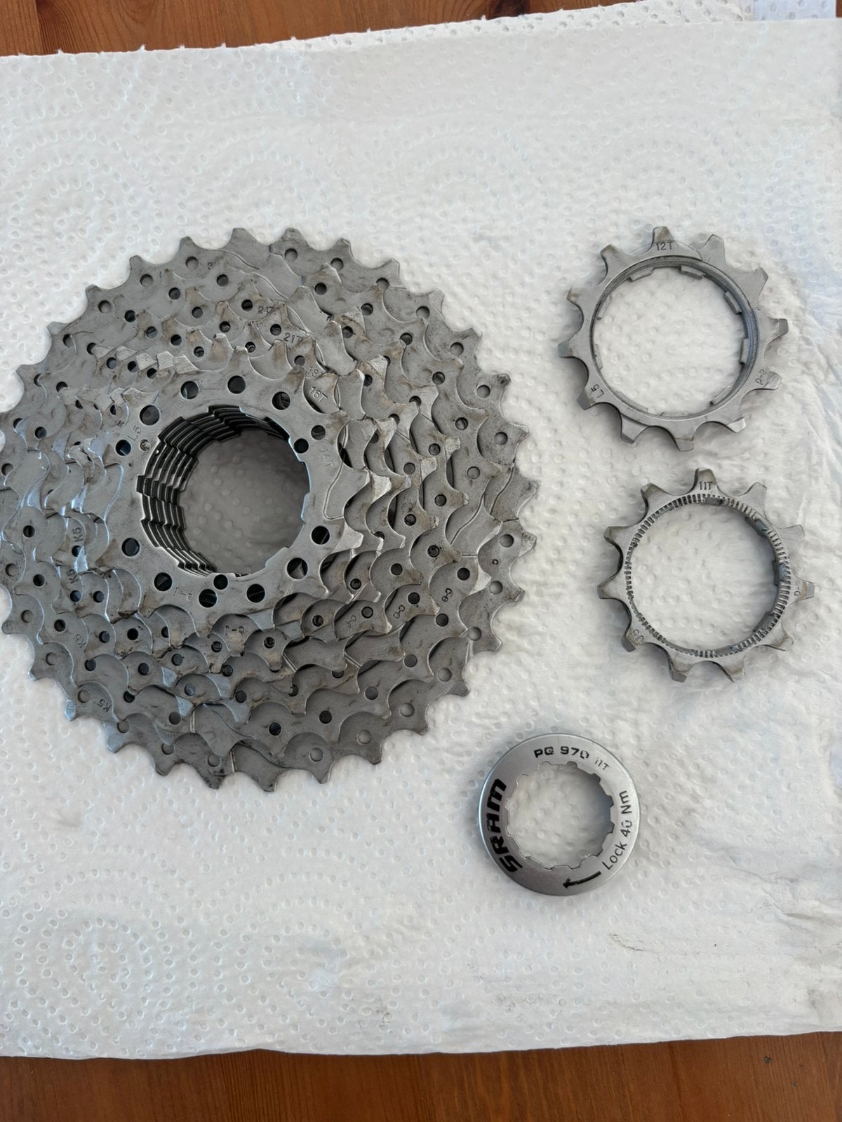 SRAM PG970 cassette met 9 snelheden, Fietsen en Brommers, Ophalen of Verzenden, Zo goed als nieuw