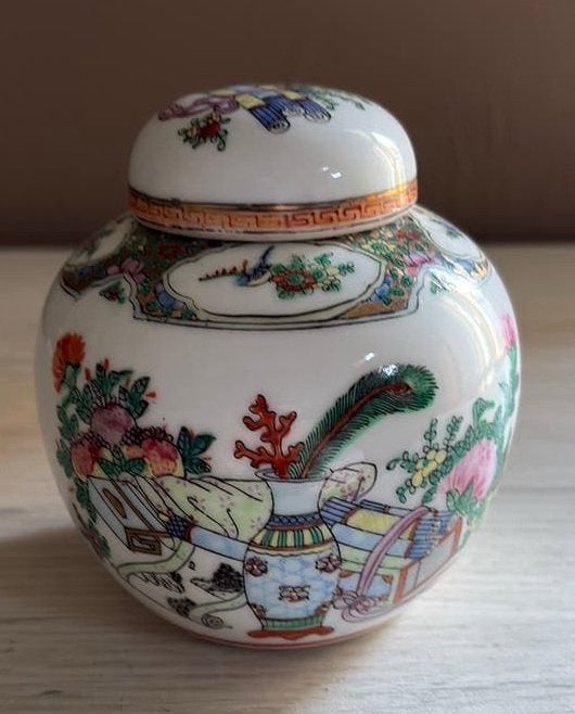 Pot à gingembre en porcelaine chinoise Jingdezhen 12 cm, Antiquités & Art, Enlèvement ou Envoi