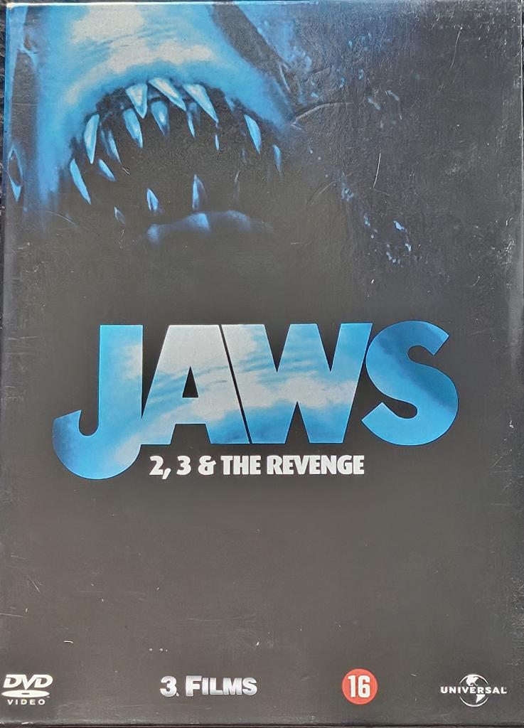Jaws 2, 3 & The Revenge Box, Ophalen of Verzenden, Zo goed als nieuw, Horror