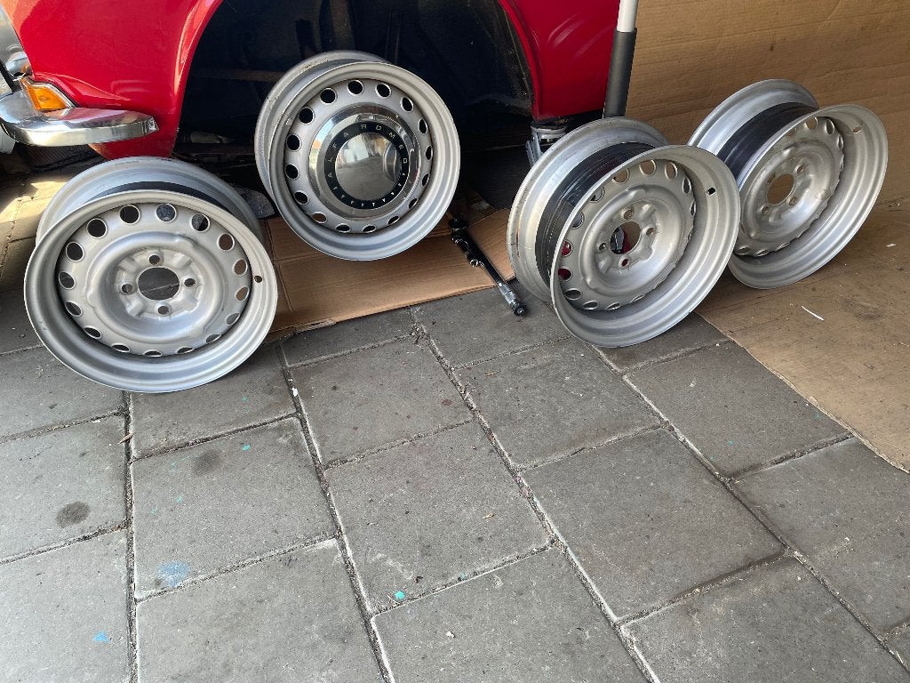 Alfa Romeo 105 staal verbreed 6.5Jx15 inch 4x108 met nokken, Auto-onderdelen, Ophanging en Onderstel, Alfa Romeo, Gebruikt, Ophalen of Verzenden