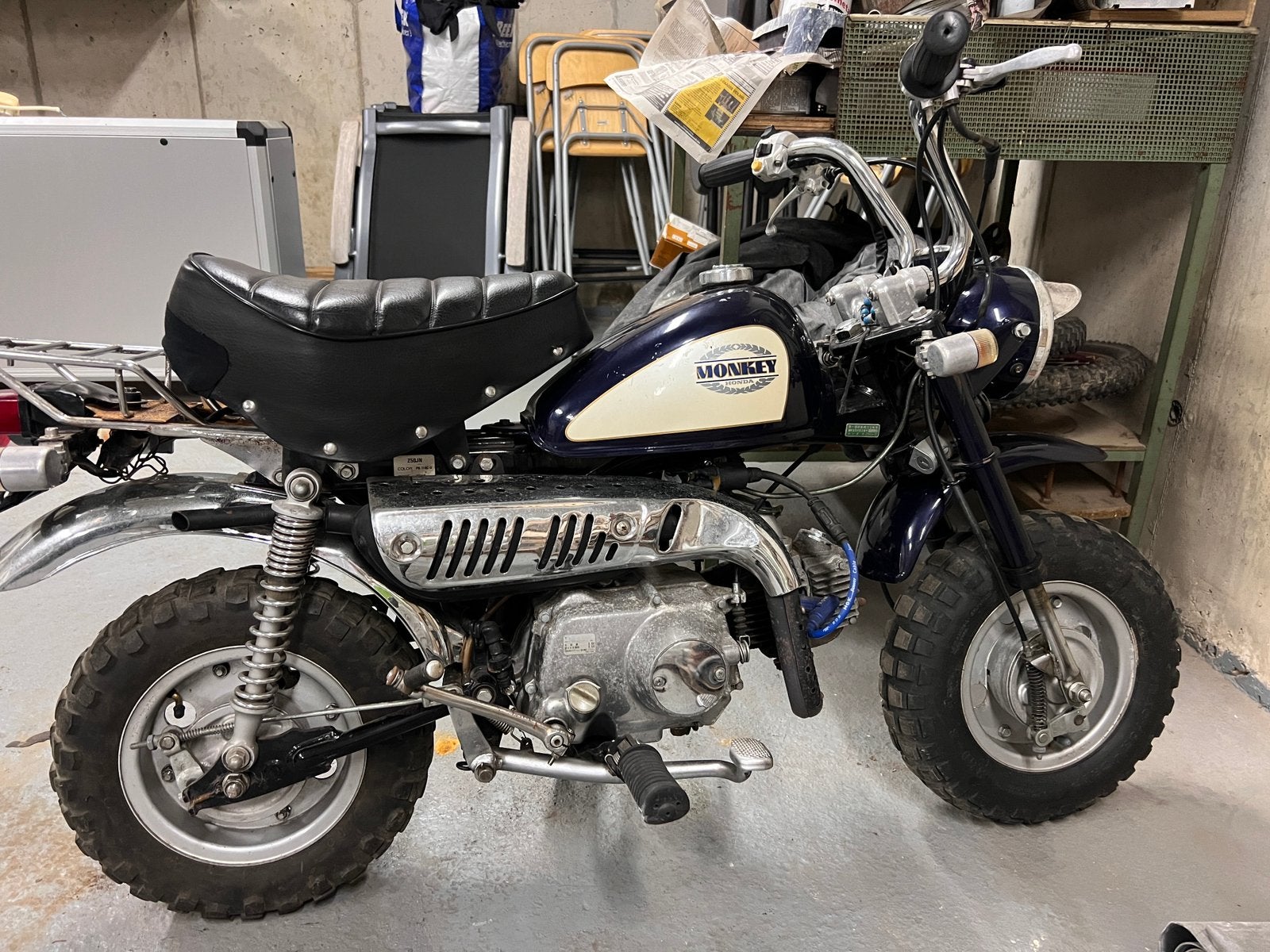 Honda Monkey z50j, Fietsen en Brommers, Brommers | Honda, Ophalen, Gebruikt, Overige modellen, Klasse B (45 km/u)