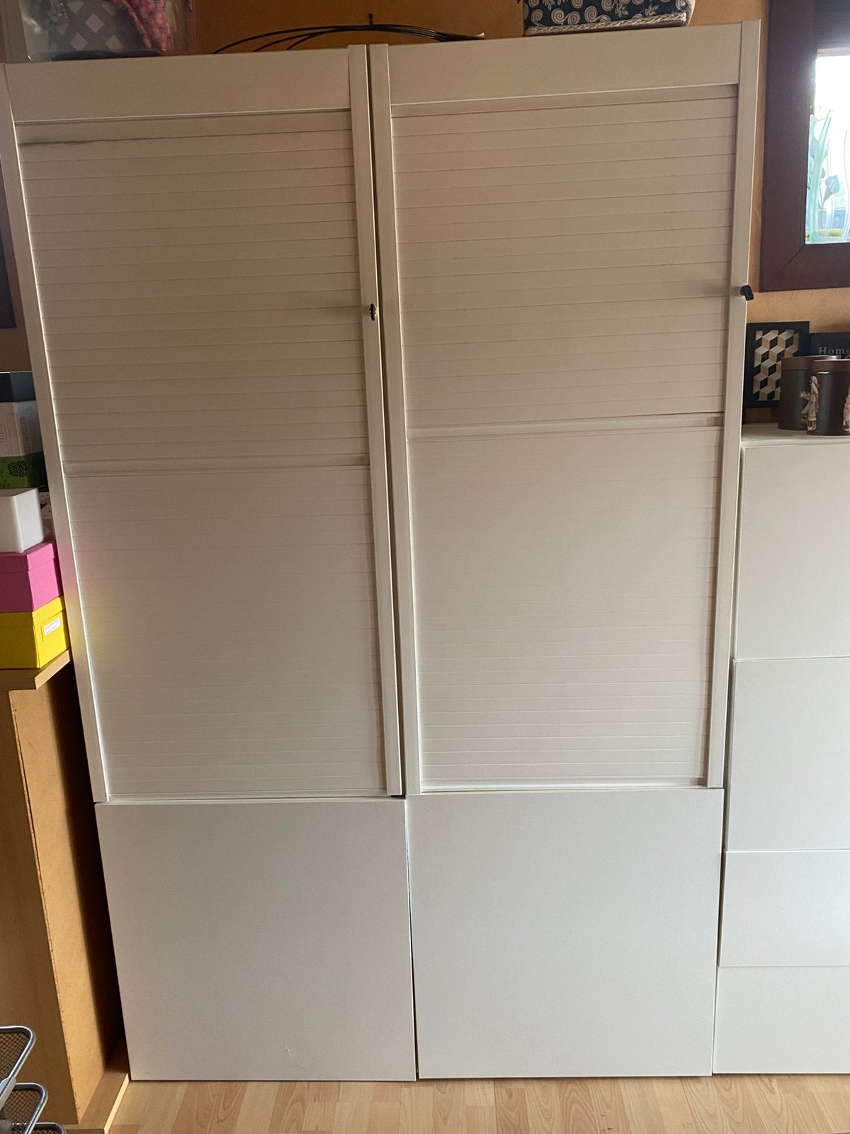 Ikea archiefkast met roldeuren dn sloten, Ophalen, Gebruikt