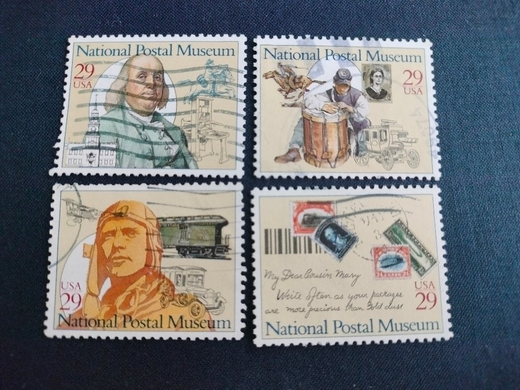 USA 1993 - Nationaal Postmuseum, Verzenden, Gestempeld, Noord-Amerika