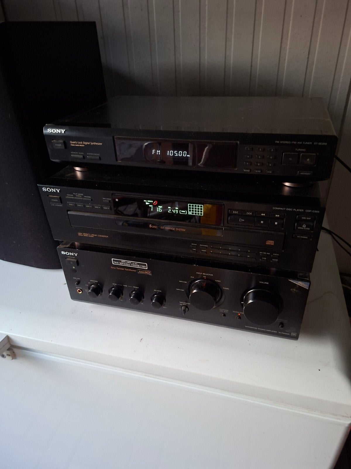Sony stereo met b&w boxen, Audio, Tv en Foto, Ophalen, Sony