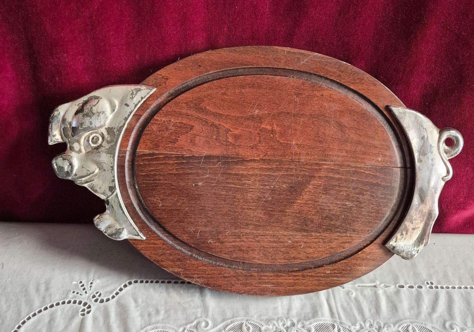 serveerplank snijplank decoratie, Antiek en Kunst, Ophalen of Verzenden