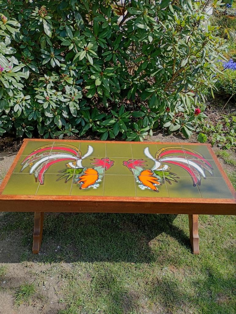 Belarti tegeltafel / salontafel, Ophalen