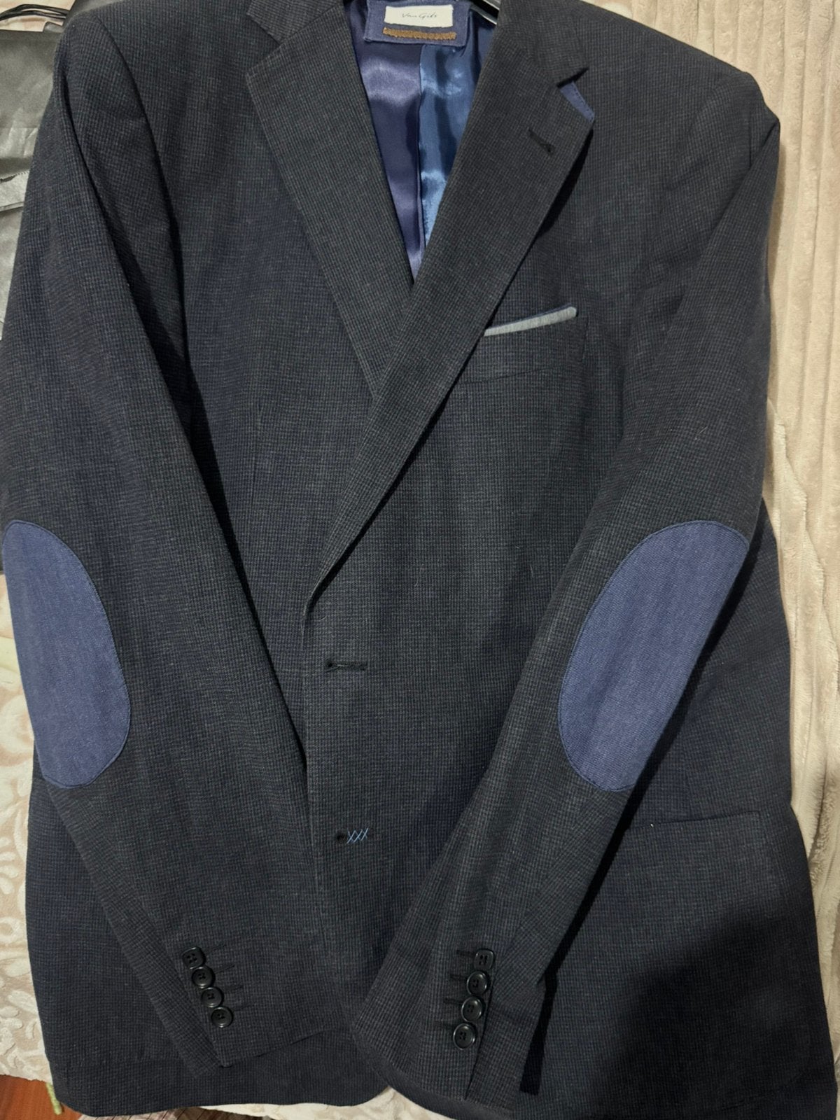 Van gils blazer Bleu, Enlèvement ou Envoi, Comme neuf, Bleu