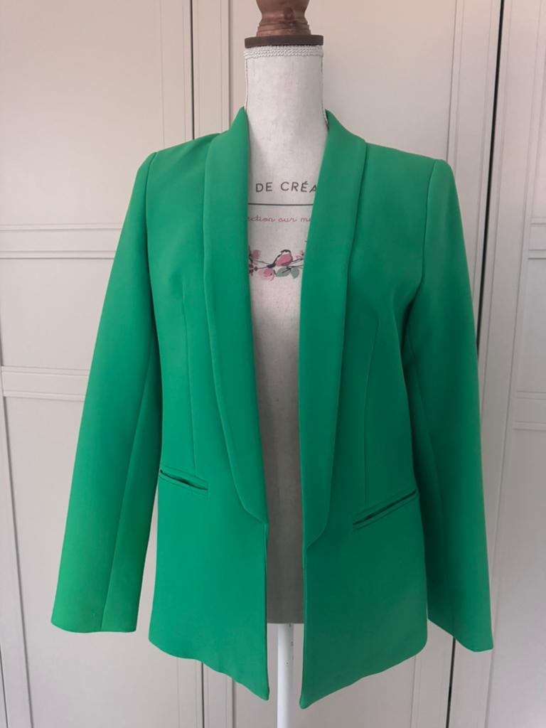 Groene blazer maat 36, Ophalen, Zo goed als nieuw, Maat 36 (S)