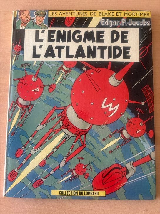 Blake et Mortimer L'énigme de L'Atlantide 1965, Enlèvement ou Envoi, Utilisé