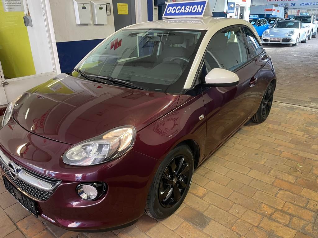 Opel Adam 1.2i Glam CarPlay 2014 58.000 km, Auto's, Voorwielaandrijving, ADAM, Zwart, 1200 cc