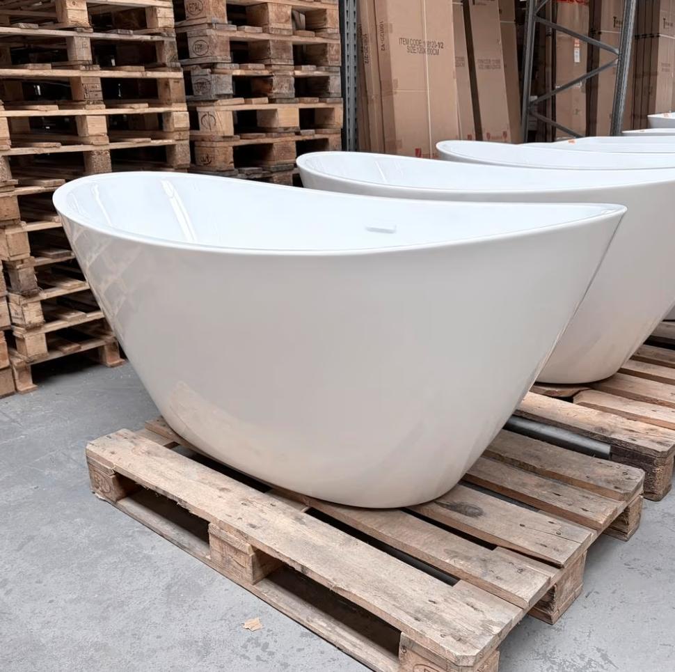 TRENDY ligbad vrijstaand 158x80x66 luxe model nr298, Ophalen of Verzenden, Nieuw, Wit
