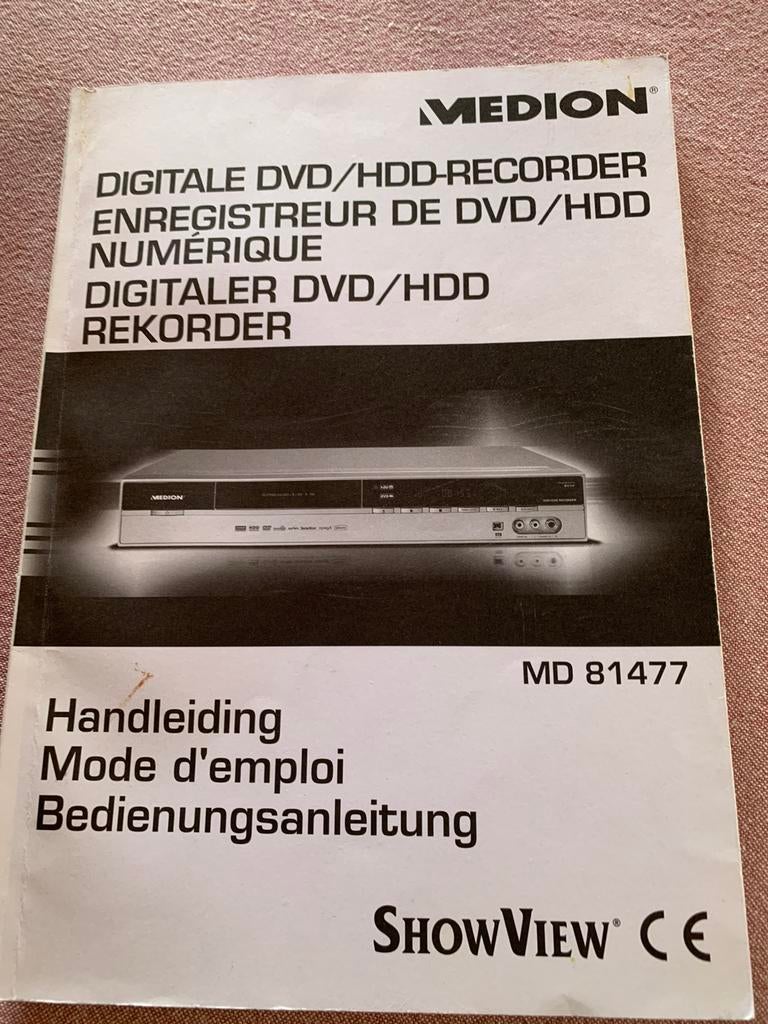 Digitale DVD/HDD -recorder, Ophalen