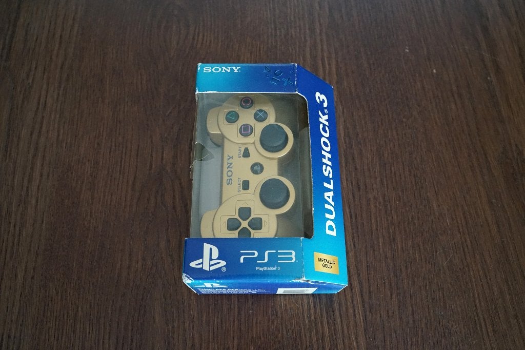 NEUF – PS3 – DualShock 3 Metallic Gold Controller, Consoles de jeu & Jeux vidéo, Neuf, Enlèvement ou Envoi, Avec 1 manette, Phat