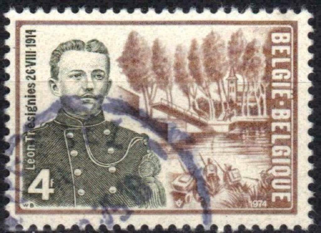 Belgique 1974 - Yvert 1724/OBP 1726 - Leon Tresignies (ST), Envoi, Affranchi, Oblitéré