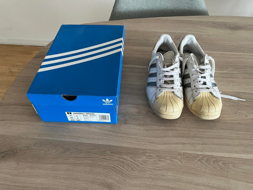 Adidas sneakers maat 39, Enlèvement ou Envoi, Beige, Sneakers et Baskets, Porté