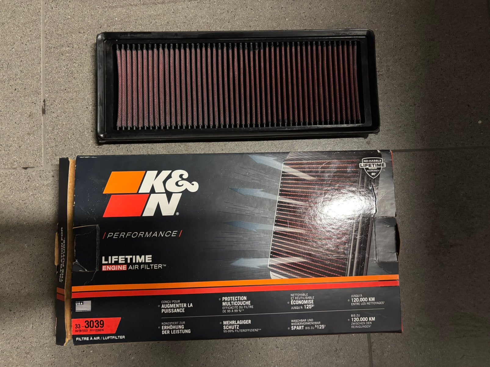 Filtre à air K&N pour puretech Turbo, Autos : Pièces & Accessoires, Enlèvement, Utilisé, Opel