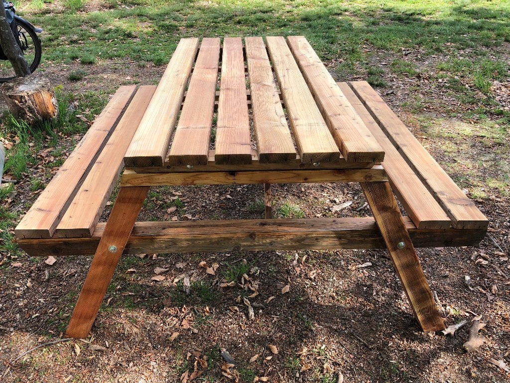Picknictafel, Jardin & Terrasse, Tables de pique-nique, Neuf, Enlèvement, Rectangulaire, Bois