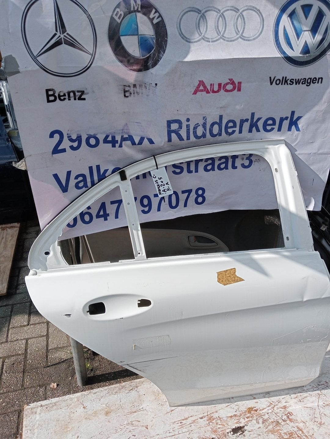 Mercedes C-klasse A-205 Rechts Achter, Arrière, Utilisé, Porte, -