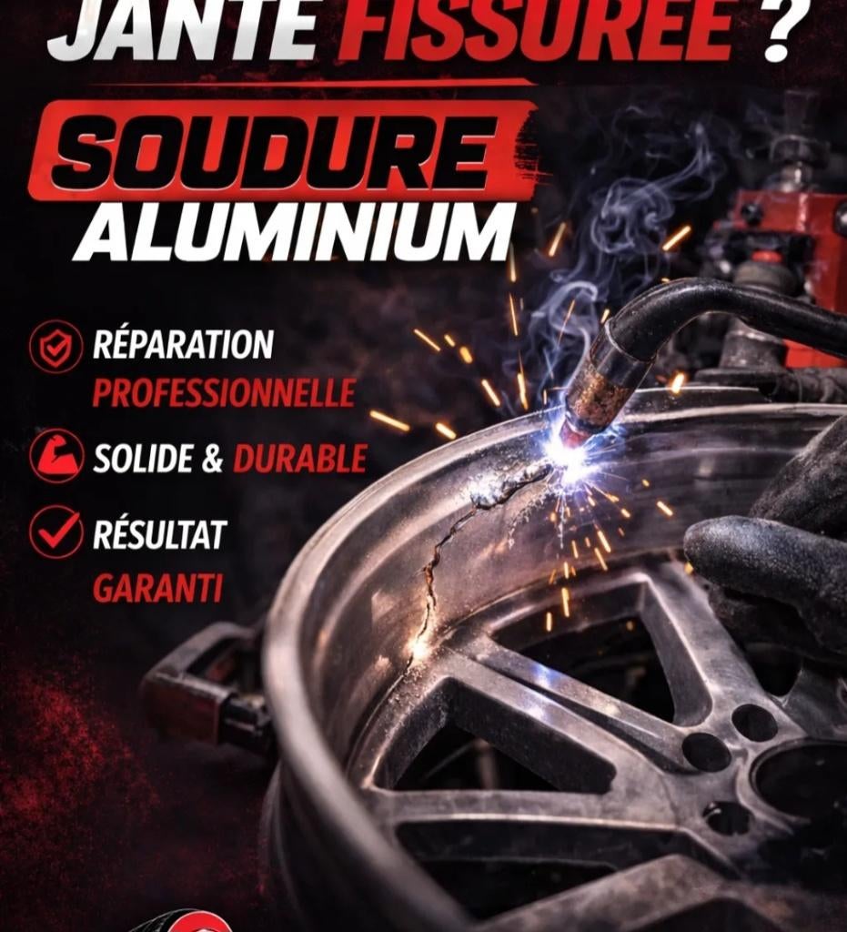 soudure jante voiture aluminium, Bricolage & Construction, Métaux, Enlèvement ou Envoi, Neuf, Aluminium