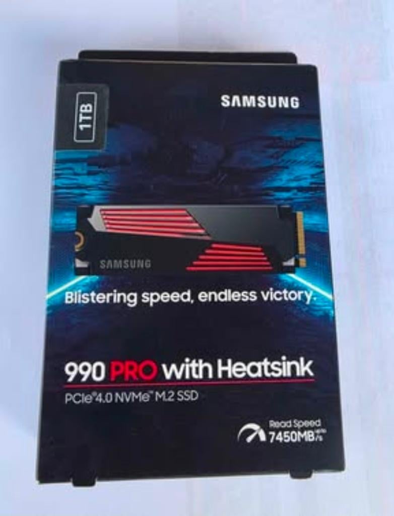 Ssd NVMe Samsung 990 pro 1To. M2 PCIE 4.0 + Dissipateur, Enlèvement, Neuf, 1To, SSD