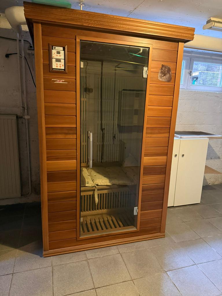 Infrarood sauna cabine, Sport en Fitness, Ophalen, Gebruikt, Infrarood