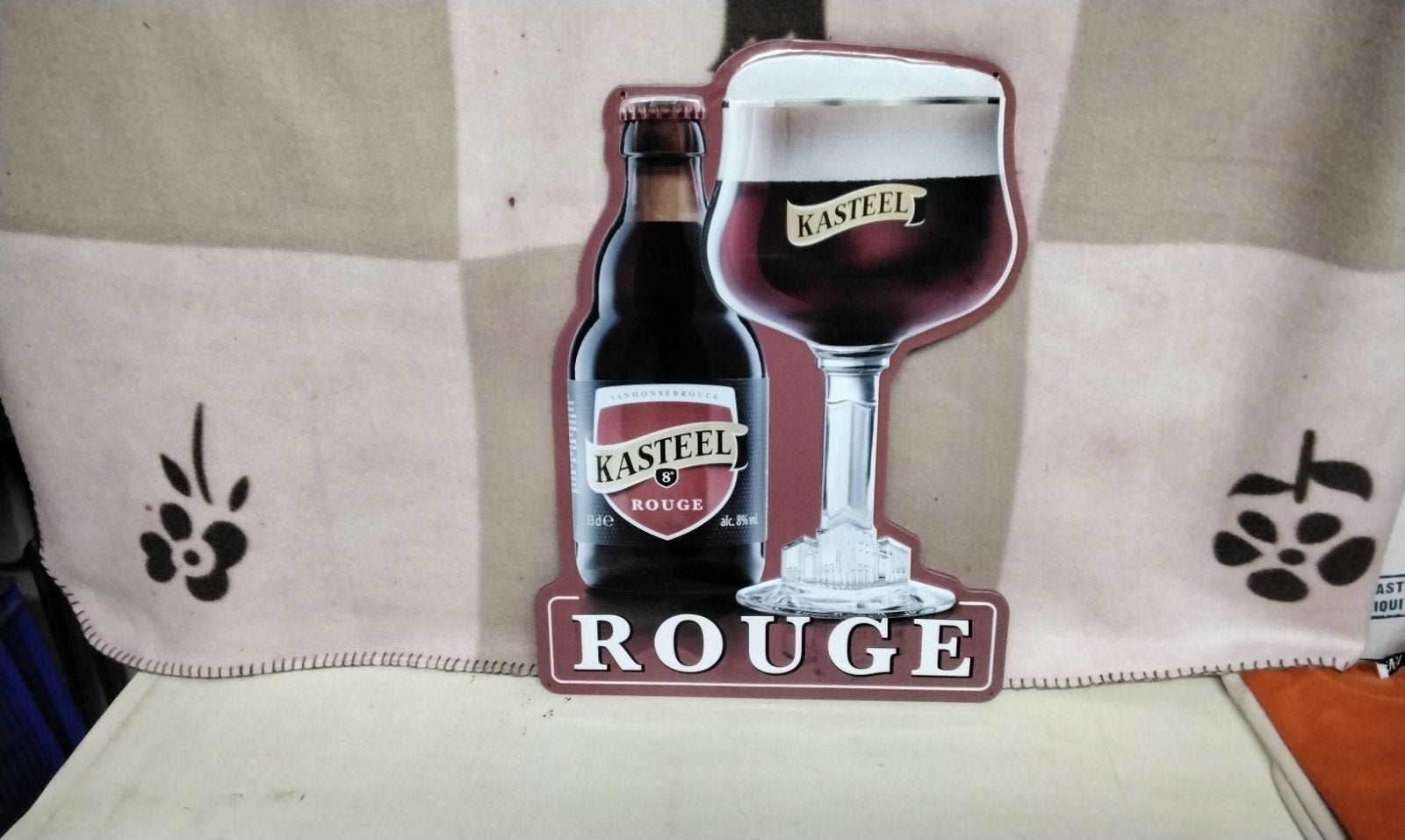 Reclamebord Kasteel bier, Enlèvement ou Envoi