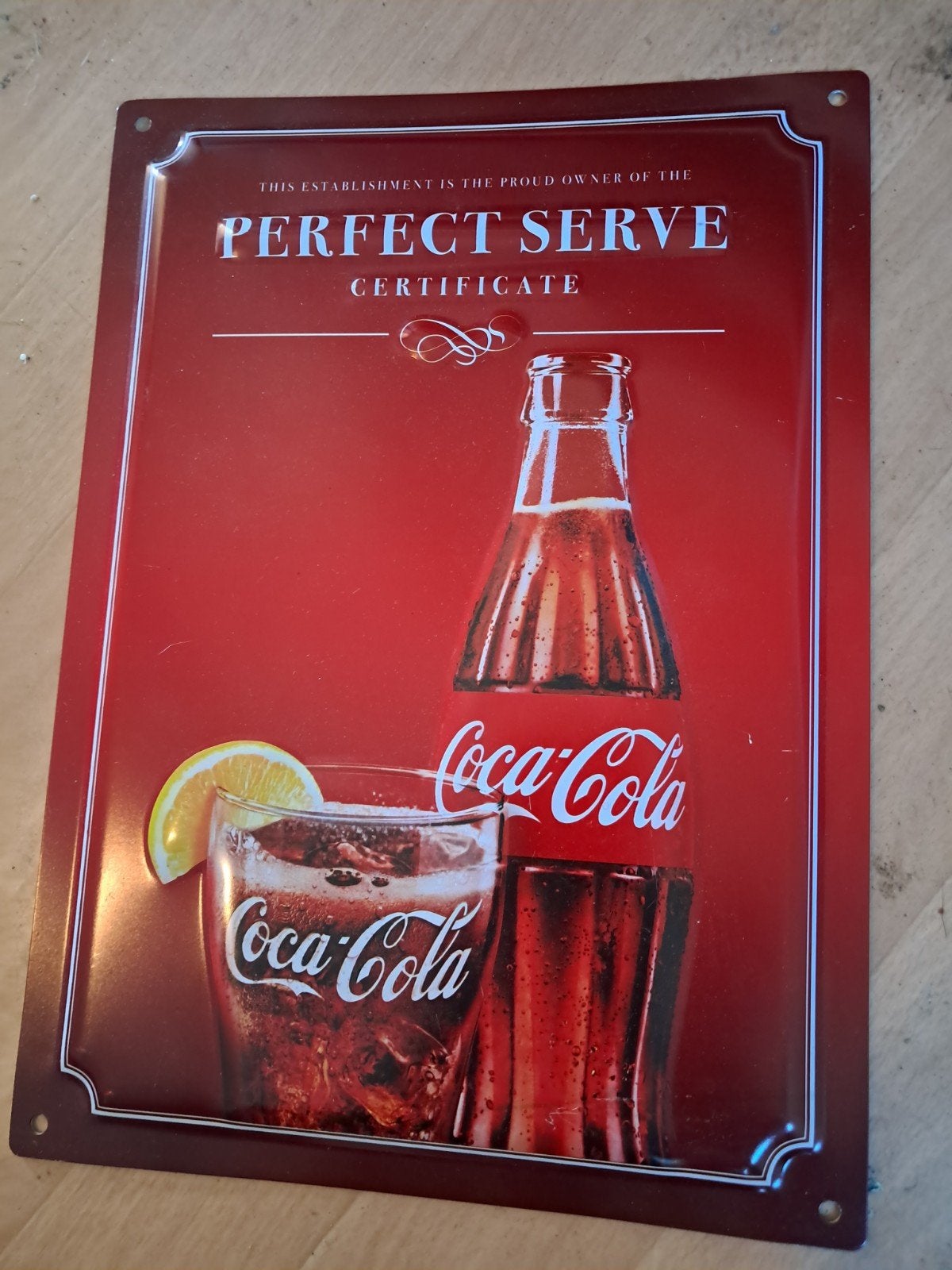 cola bord, Verzamelen, Ophalen