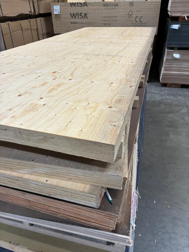 Dikke multiplex platen, Doe-het-zelf en Bouw, Hout en Planken, Ophalen, Zo goed als nieuw