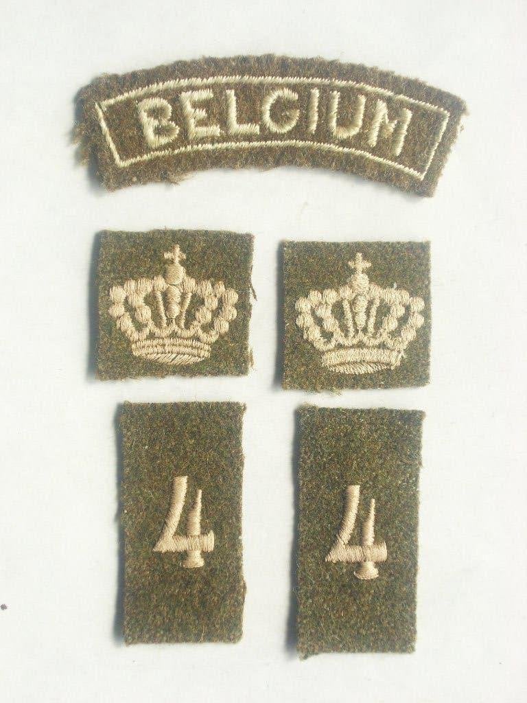 Insignes 4e brigade Steentraete volontaires belges Irlande, Collections, Envoi, Armée de terre, Emblème ou Badge