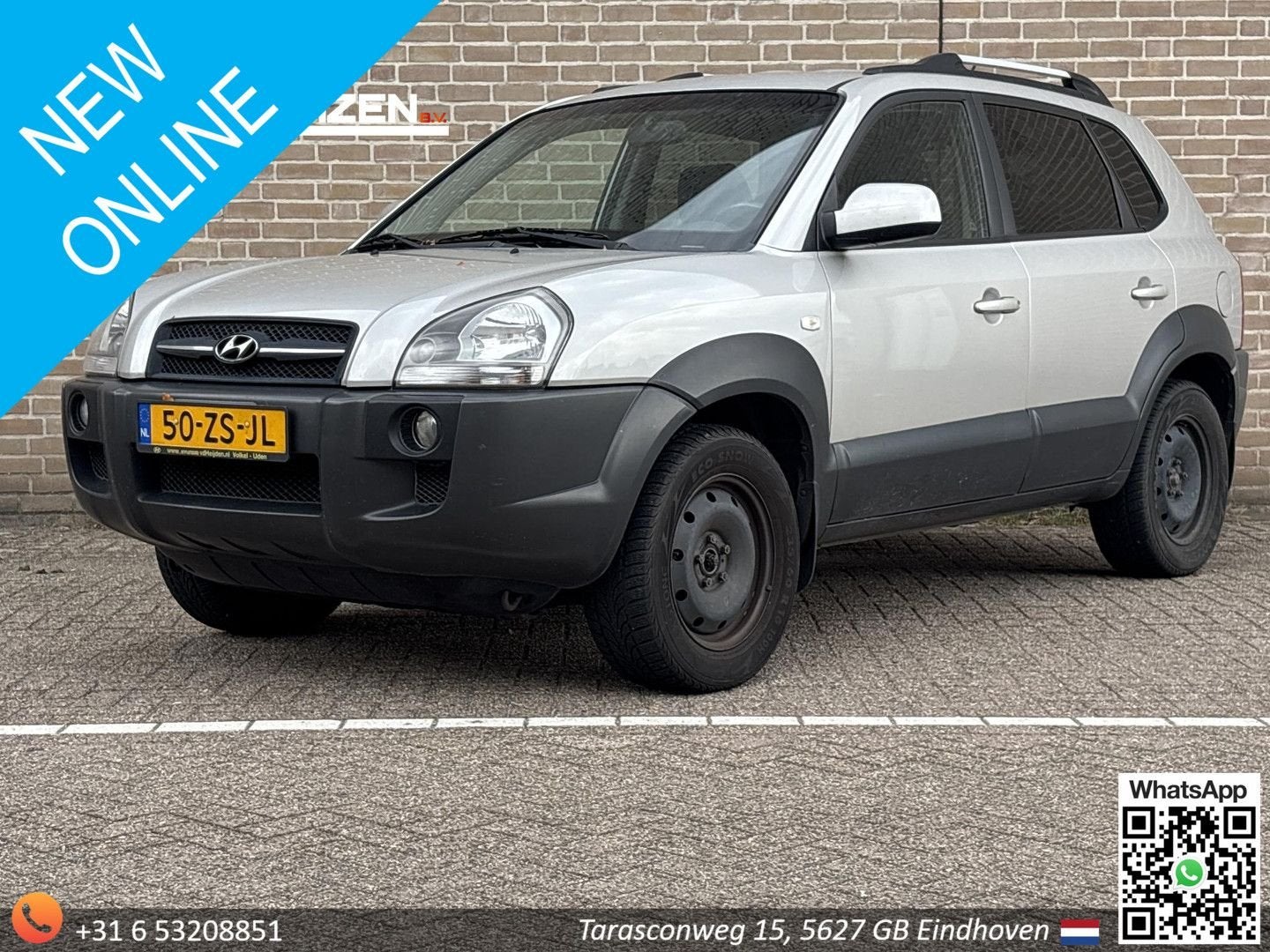 Hyundai Tucson 2.0i Style | Climate | Cruise | Trekhaak |, 190 g/km, Tucson, SUV of Terreinwagen, Zilver of Grijs