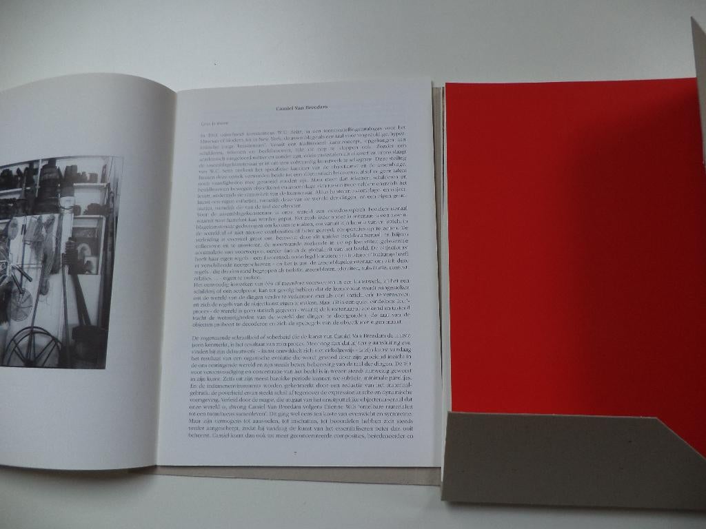 Camiel Van BREEDAM 1997 boek kaft expo Mechelen installaties, Ophalen of Verzenden