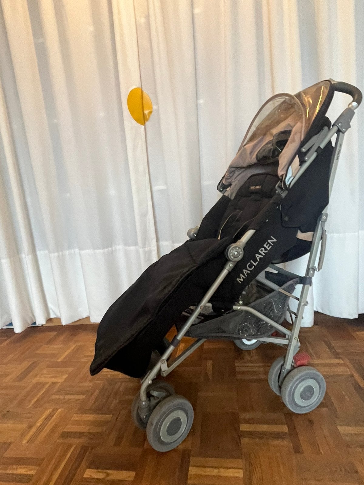 Maclaren Techno XLR avec chancelière, Enlèvement, Utilisé, Maclaren, Dossier réglable