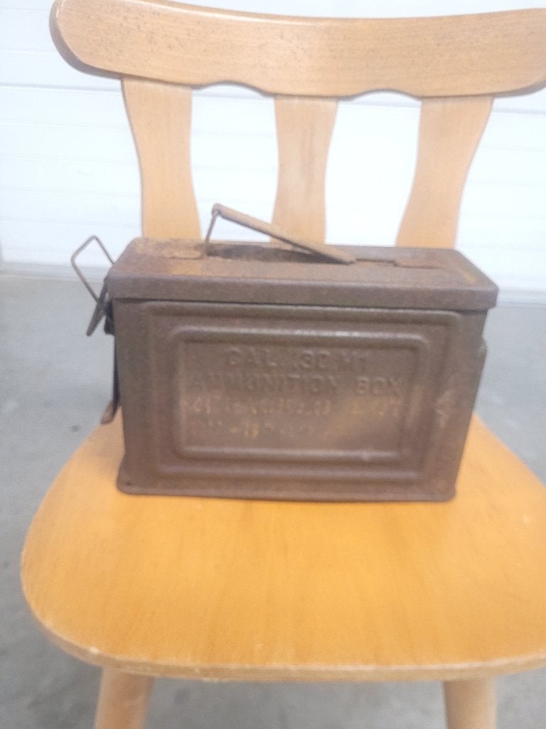 Caisse munition  US  cal 30 ww2, Collections, Enlèvement