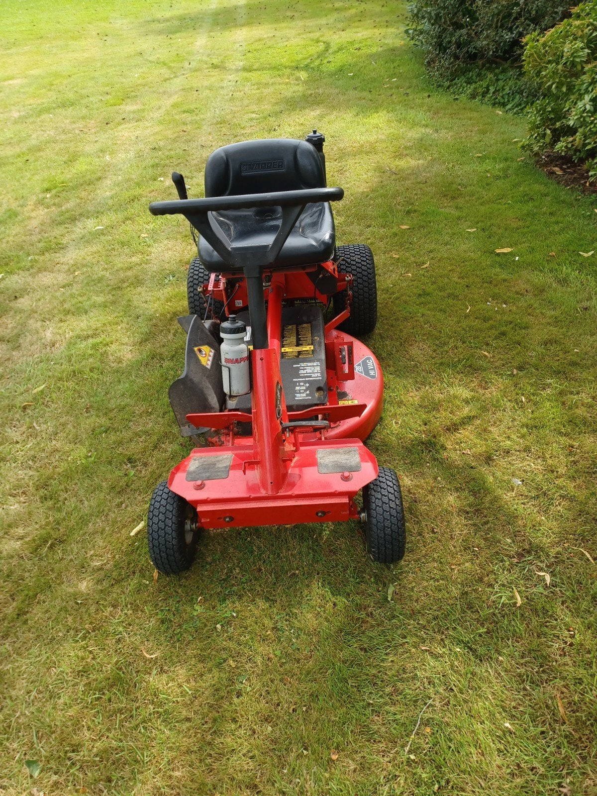 Snapper easy rider RER 100, Jardin & Terrasse, Moins de 90 cm, Enlèvement, Utilisé, Démarrage électrique