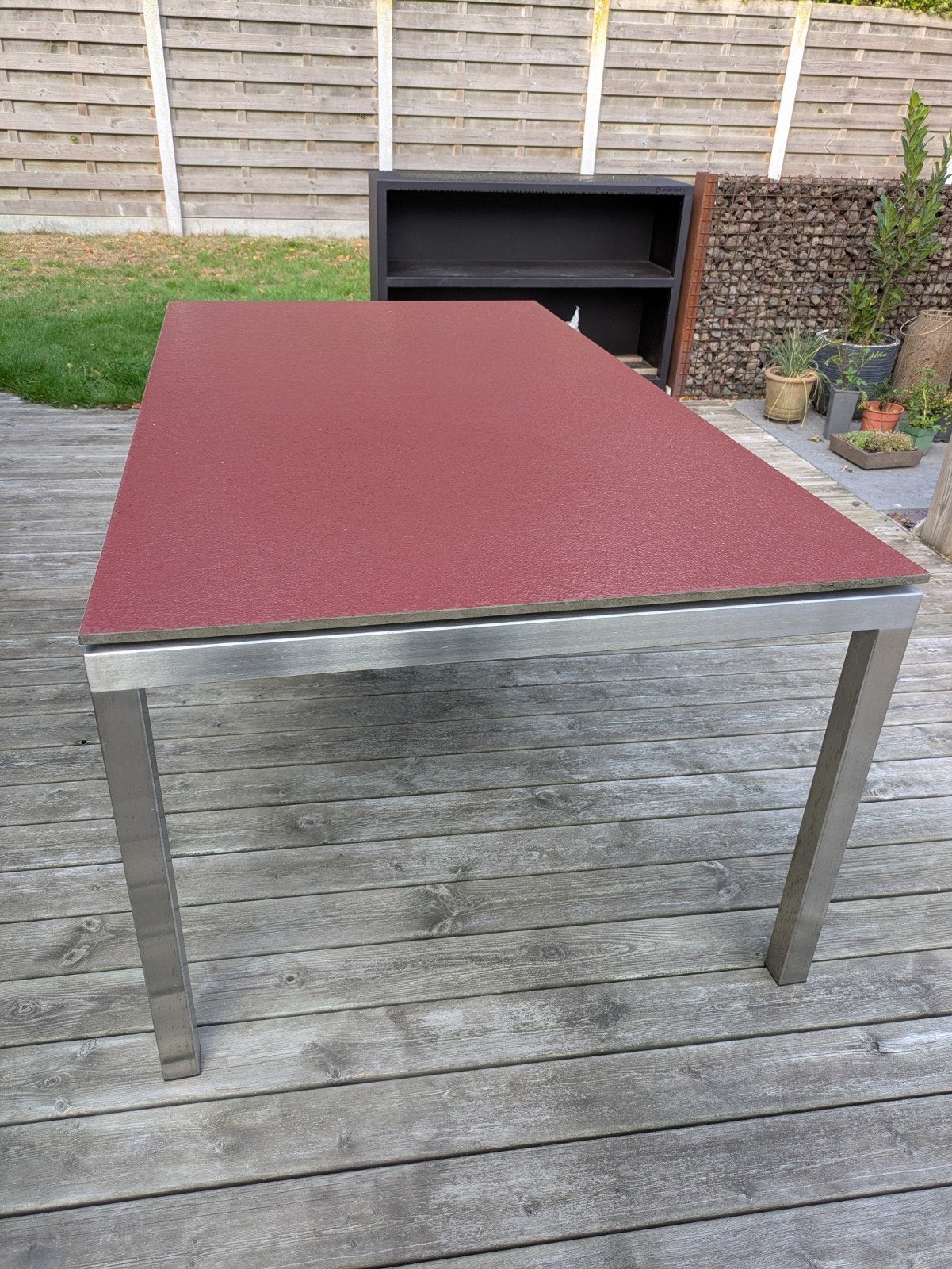 Tuintafel, Enlèvement, Utilisé, Rectangulaire, Métal