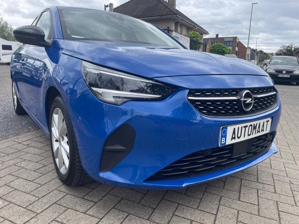Opel Corsa 1.2 benzine automaat van 08/2022 met 56000km!, Auto's, Opel, Testrit aan huis, Stof, Blauw, Bedrijf