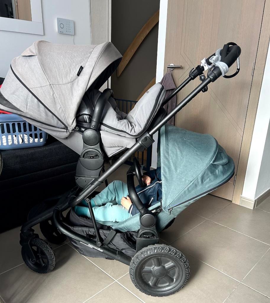 Buggy easywalker all terrein + accessoires, Ophalen, Zo goed als nieuw, Kinderwagen